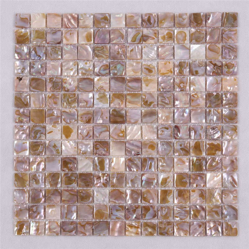 Motif de mosaïque en coquille de sculpture naturelle pour mur d'hôtel