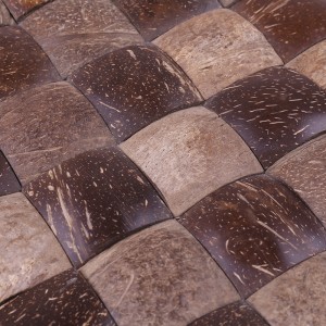 Carreau de mur décoratif en mosaïque carrée polie naturelle antique